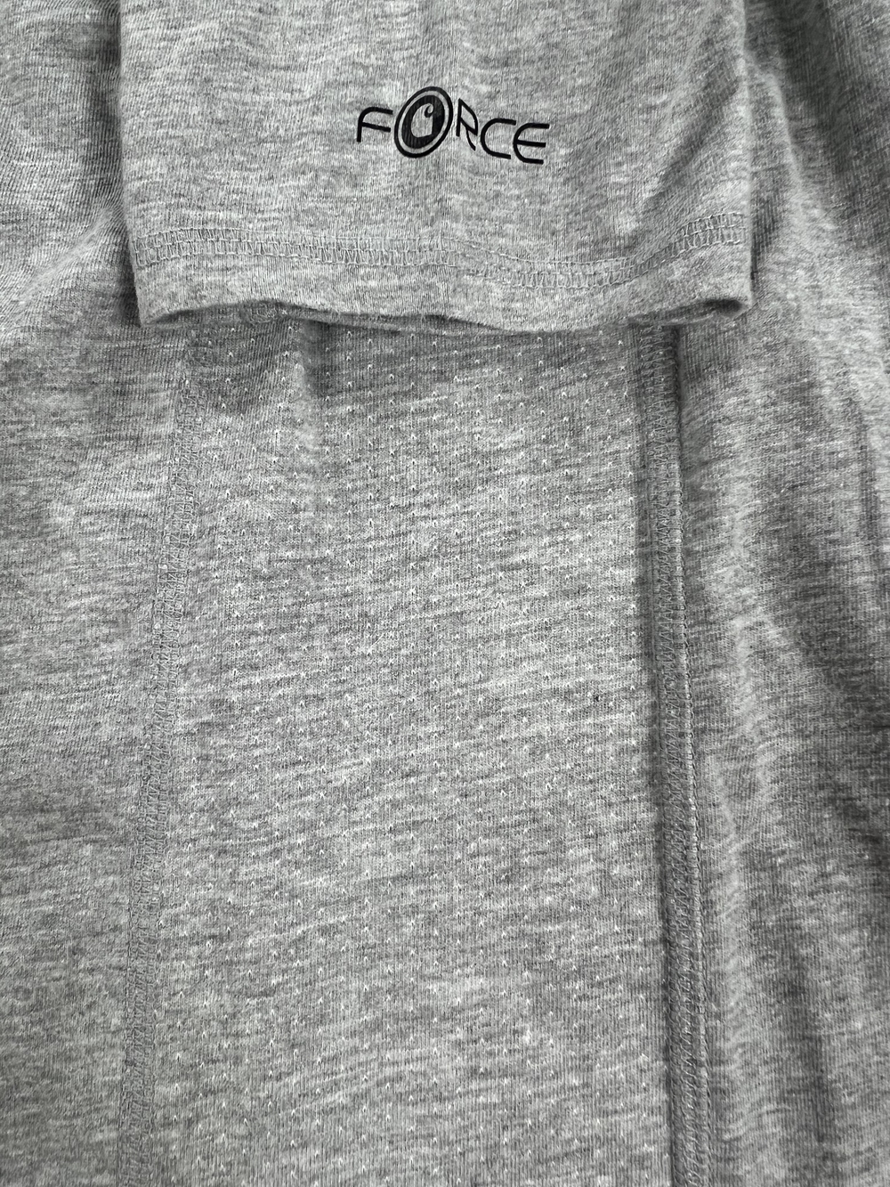 Carhartt Long-Sleeve Pocket Tee in Light Gray with Logo Patch - Picture 5 of 7